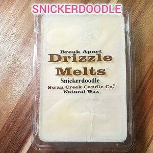 SNICKERDOODLE by SWAN CREEK CANDLE CO Drizzle Melts 100% Natural Wax 5.25 oz NWT